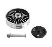 eejinwen Front Wheel Hub for INO-KIM OX/for QU-ICK 4 Electric Scooter Front Drum Brake and Rocker Arm With Axle and Sleeve and Bearing Parts