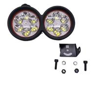 eejinwen Headlight Adapter Base Front Light Bracket For Kaabo Wolf for Warrior Wolf X for Wolf King Electric Scooter Spare Parts(Light with Adapter)