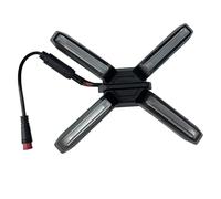 eejinwen Headlight for Seg-way for Nin-ebot ZT3 Pro Electric Scooter X-Shaped 4W Super Bright Front Light Spare Parts Accessories