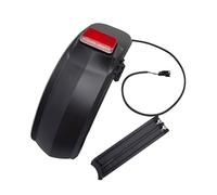 eejinwen Rear Fender with Taillight Assembly for S5 S8 S10 Electric Scooter Rear Mudguard with Installation Bracket Parts