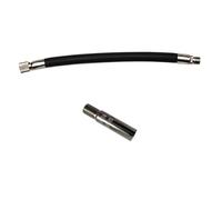 eejinwen Valve Adapter Air Pump Extended Nozzle Hose for Xiao-mi M365 Electric Scooter Copper Valve Accessories(A set)