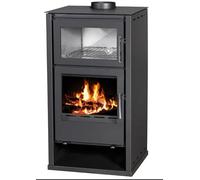 EEK A+ Victoria 05 Regina F 8.7 kW Wood Burning Stove with Stainless Steel Oven and External Supply Air