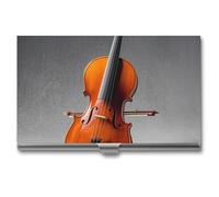 Eekstdbn Cello Model Kit Business Card Case for Women Or Men Snaps Closed Portable Name Holder Credit Card Holder for Business Meeting Use