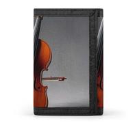 Eekstdbn Cello Model Kit Trifold Wallet, Card Cases And Money Oganizer Thin Stylish Mini Coin Bag with Zipper Coin Pocket Credit for Men And Women