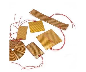 Eeletric Polyimide Film Heater 7-100mm 12V 24V Heating Element For 3D Printer Oil Tank 1pc (Color : 44mmx80mm 12V 30W)