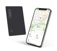 Eelexa Wallet Tracker Card, Rechargeable Thin Finder, Works with Apple Find My (iOS Only), Item Locator for Luggage Tags, Passports, Phone, IP68 Waterproof