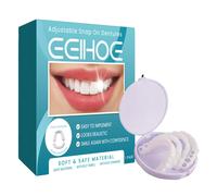 EELHOE EEA07-A022-1-GN 1 Pair Adjustable Snap On Dentures Temporary Fake Teeth Orthodontic Dental Veneer