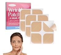 EELHOE wrinkle patches, 24PCS Effectively improves forehead wrinkles, Nasolabial folds and forehead lines. Visible results overnight, gentle on the skin, Suitable for all skin types