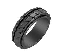 EELMSJKK Suitable for both men and women, ideal for anniversary or engagement rings, featuring an X-shaped geometric pattern. (A-3,9)