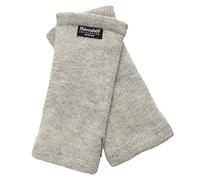 EEM Ladies knit wrist warmers MAYA with Thinsulate thermal Insulation, grey melange