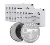 EEMB 10 PACK CR2016 Battery 3V Lithium Battery Button Coin Cell Batteries 2016 Battery ECR2016 DL2016 LM2016 for car key FOBs, Watches, Calculators,Garage Door Openers,Toys,LED Lights,Games Console
