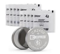 EEMB 10 PACK CR2450 Battery 3V Lithium Battery 2450 Button Coin Cell Batteries DL2450, ECR2450, BR2450 for Watch Tea Lights Votive Candles Alarm Syst