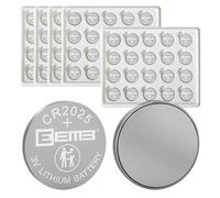 EEMB 100 PACK CR2025 Battery 3V Lithium Battery Button Coin Cell Batteries 2025 Battery for Key FOBs, calculators, Coin counters, Watches, Heart Rate Monitors, Glucose monitors and More
