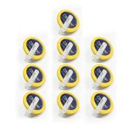 EEMB 10PACK Tabbed CR2032 Lithium Battery with Solder Tabs 3V Lithium Battery 2032 Coin Cell Lithium Batteries for Sensor Radio Gameboy Color Game Replacement Battery