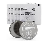 EEMB 5 PACK CR2025 Battery 3V Lithium Battery Button Coin Cell Batteries 2025 Battery for Key FOBs, calculators, Coin counters, Watches, Heart Rate Monitors, Glucose monitors and More