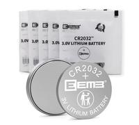 EEMB 5PACK CR2032 Battery 3V Lithium Battery Button Coin Cell Batteries 2032 Battery DL2032 ECR2032 LM2032 for Remotes Watches Calculators Medical Devices Computer Motherboards Key Fobs