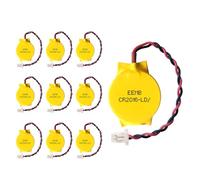 EEMB CR2016 3V CMOS Battery with Wire and SHR-02V 1mm Connector 10 PCS