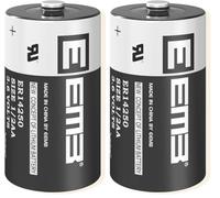 EEMB ER14250 1/2AA 3.6V Lithium Battery For Dogwatch Collar & Alarms, 1PC (Pack of 2)