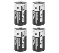 EEMB ER14250 LS14250 1/2AA 3.6V 1200mAh Lithium Battery half aa batteries Li-SOCL₂ Non-Rechargeable Battery for Dogwatch Dog Collar and Some of Movement Monitor/Home Security/Alarm System (4)