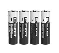 EEMB ER14505 AA 3.6V 2700mAh Lithium Battery Li-SOCL₂ Non-Rechargeable Battery SB-AA11 LS14500 TL-5903 SL-360 ER14500 for Water Electricity Meter Gas PLC Facility Equipment Spare Generic Battery (4)