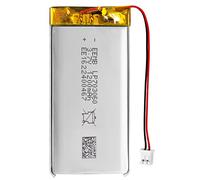 EEMB Lithium Polymer battery 3.7V 1200mAh 703060 Lipo Rechargeable Battery Pack with wire JST Connector-confirm device & connector polarity before purchase