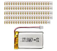EEMB Lithium Polymer battery 3.7V 150mAh 401730 Lipo Rechargeable Battery Pack with wire Molex Connector for Dashcam-confirm device & connector polarity before purchase(100)
