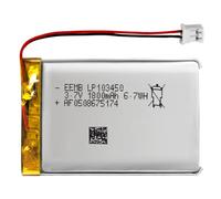 EEMB Lithium Polymer battery 3.7V 1800mAh 103450 Lipo Rechargeable Battery Pack with wire JST Connector-confirm device & connector polarity before purchase