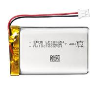 EEMB Lithium Polymer battery 3.7V 2000mAh 103454 Lipo Rechargeable Battery Pack with wire JST Connector for Bluetooth Speaker and Dashcam-confirm device & connector polarity before purchase
