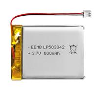 EEMB Lithium Polymer battery 3.7V 600mAh 503042 Lipo Rechargeable Battery Pack with wire JST Connector-confirm device & connector polarity before purchase