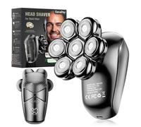 Eenapey Men's Electric Bald Razor: 5-in-1 Head Shaver Bald - IPX7 Waterproof Wet and Dry Bald Razor for On the Go - Removable Razor Head D/B/71dB All Season Tyres