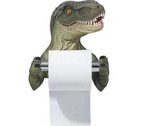 Eeneme Creative Dinosaur Toilet Paper Paper Rack Bathroom Storage Rack Wall-Mounted Toilet Paper Towel Holders Rack Roll Barrel Punching Tissue Box