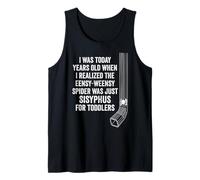 Eensy Weensy Spider is the Story of Sisyphus for Toddlers Tank Top
