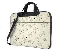 eeprty Absctract Geometric Pattern Space Print Stylish Printed Laptop Bag Modern Retro Computer Tote For Her Unique Birthday Gift