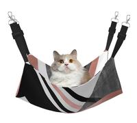 eeprty Abstract Art Pet Cage Hammock,Warm Pet Hammock,Soft Hanging Cat Bed Mat Winter Warm