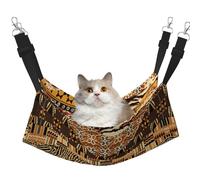 eeprty African Style Patchwork Pet Cage Hammock,Warm Pet Hammock,Soft Hanging Cat Bed Mat Winter Warm