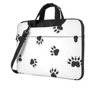 eeprty Bear Paw Print Stylish Printed Laptop Bag Modern Retro Computer Tote For Her Unique Birthday Gift