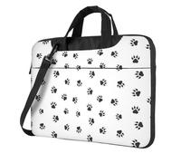 eeprty Bear Paw Print Stylish Printed Laptop Bag Modern Retro Computer Tote For Her Unique Birthday Gift