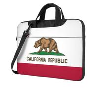 eeprty California State Flag Print Stylish Printed Laptop Bag Modern Retro Computer Tote For Her Unique Birthday Gift