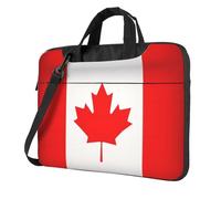 eeprty Canadian Flag Print Stylish Printed Laptop Bag Modern Retro Computer Tote For Her Unique Birthday Gift