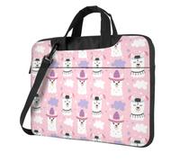eeprty Cartoon Llama Alpaca Print Stylish Printed Laptop Bag Modern Retro Computer Tote For Her Unique Birthday Gift