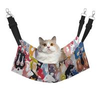 eeprty Colorful Cartoon Horses Pet Cage Hammock,Warm Pet Hammock,Soft Hanging Cat Bed Mat Winter Warm