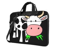 eeprty Cute Cow Print Stylish Printed Laptop Bag Modern Retro Computer Tote For Her Unique Birthday Gift