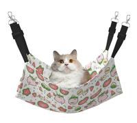 eeprty Cute Pigs Pattern Pet Cage Hammock,Warm Pet Hammock,Soft Hanging Cat Bed Mat Winter Warm