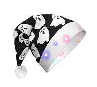 eeprty Cute White Ghost Halloween Led Christmas Hat Led Santa Hat For Adult,Led Hats,For Christmas Carnival Party