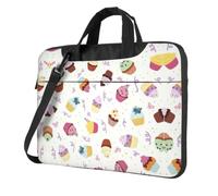 eeprty Delicious Cupcakes Print Stylish Printed Laptop Bag Modern Retro Computer Tote For Her Unique Birthday Gift