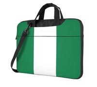 eeprty Flag Of Nigeria Print Stylish Printed Laptop Bag Modern Retro Computer Tote For Her Unique Birthday Gift