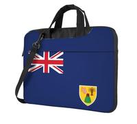 eeprty Flag Of The Turks And Caicos Islands Print Stylish Printed Laptop Bag Modern Retro Computer Tote For Her Unique Birthday Gift