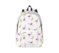 eeprty Flamingo And Pineapple Printing Boys Girls Drawstring Bags String Backpack Bulk Cinch Sack Tote Bags For Gym, Sports, Travel