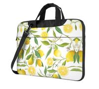 eeprty Fresh Tropical Lemons Print Stylish Printed Laptop Bag Modern Retro Computer Tote For Her Unique Birthday Gift