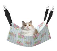 eeprty Garden Roses Pet Cage Hammock,Warm Pet Hammock,Soft Hanging Cat Bed Mat Winter Warm